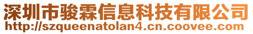 深圳市駿霖信息科技有限公司