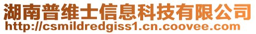 湖南普維士信息科技有限公司