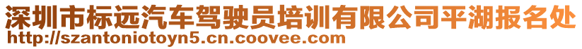 深圳市標(biāo)遠(yuǎn)汽車駕駛員培訓(xùn)有限公司平湖報(bào)名處