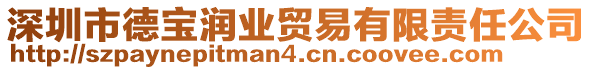 深圳市德寶潤業(yè)貿易有限責任公司