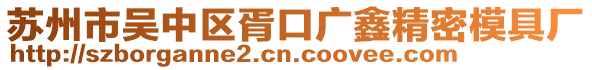 蘇州市吳中區胥口廣鑫精密模具廠