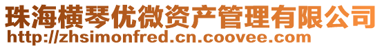 珠海橫琴優微資產管理有限公司