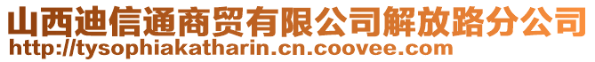 山西迪信通商貿(mào)有限公司解放路分公司