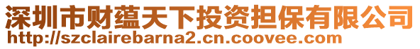 深圳市財(cái)蘊(yùn)天下投資擔(dān)保有限公司