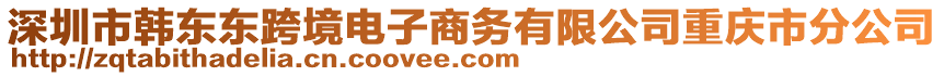 深圳市韓東東跨境電子商務(wù)有限公司重慶市分公司