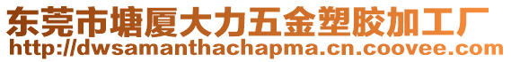 東莞市塘廈大力五金塑膠加工廠
