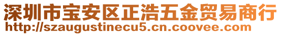 深圳市寶安區(qū)正浩五金貿(mào)易商行