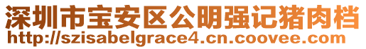 深圳市寶安區(qū)公明強記豬肉檔