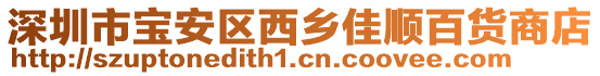 深圳市寶安區西鄉佳順百貨商店