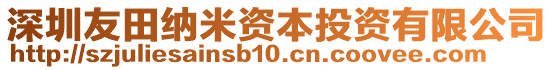 深圳友田納米資本投資有限公司