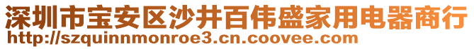 深圳市寶安區(qū)沙井百偉盛家用電器商行