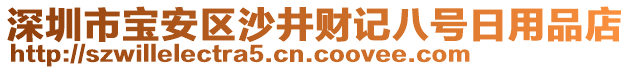 深圳市寶安區(qū)沙井財(cái)記八號(hào)日用品店