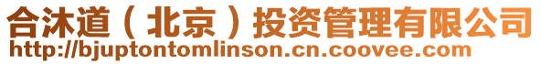 合沐道(北京)投資管理有限公司