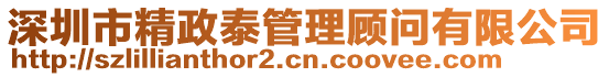 深圳市精政泰管理顧問有限公司