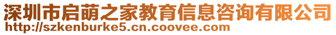 深圳市啟萌之家教育信息咨詢有限公司