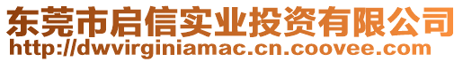 東莞市啟信實(shí)業(yè)投資有限公司