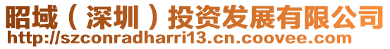 昭域(深圳)投資發展有限公司