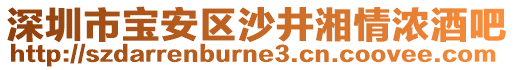 深圳市寶安區(qū)沙井湘情濃酒吧