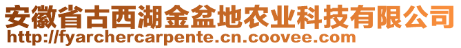 安徽省古西湖金盆地農(nóng)業(yè)科技有限公司