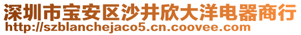 深圳市寶安區(qū)沙井欣大洋電器商行