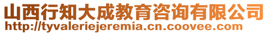 山西行知大成教育咨詢有限公司