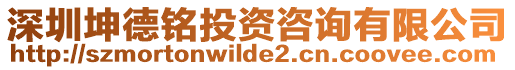 深圳坤德銘投資咨詢有限公司