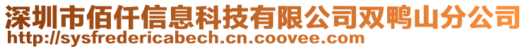 深圳市佰仟信息科技有限公司雙鴨山分公司