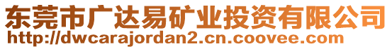 東莞市廣達(dá)易礦業(yè)投資有限公司