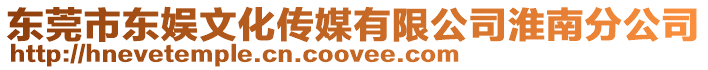 東莞市東娛文化傳媒有限公司淮南分公司