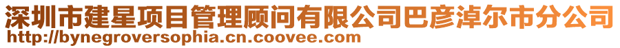 深圳市建星項(xiàng)目管理顧問有限公司巴彥淖爾市分公司