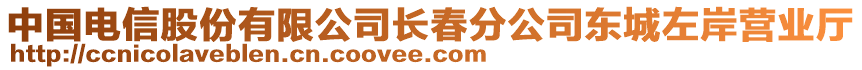 中國電信股份有限公司長春分公司東城左岸營業(yè)廳