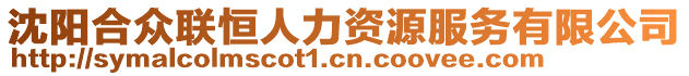 沈陽(yáng)合眾聯(lián)恒人力資源服務(wù)有限公司