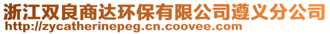 浙江雙良商達(dá)環(huán)保有限公司遵義分公司