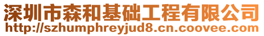 深圳市森和基礎工程有限公司