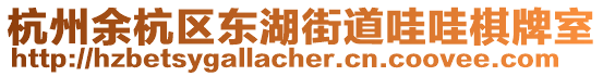 杭州余杭區(qū)東湖街道哇哇棋牌室