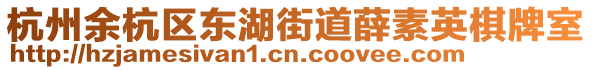 杭州余杭區(qū)東湖街道薛素英棋牌室