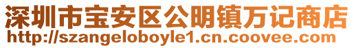 深圳市寶安區(qū)公明鎮(zhèn)萬記商店