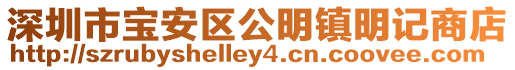 深圳市寶安區(qū)公明鎮(zhèn)明記商店