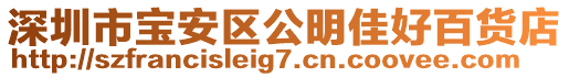 深圳市寶安區公明佳好百貨店