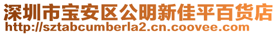 深圳市寶安區公明新佳平百貨店