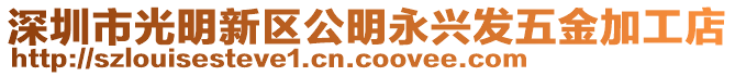 深圳市光明新區(qū)公明永興發(fā)五金加工店
