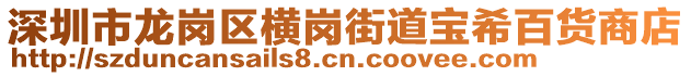 深圳市龍崗區(qū)橫崗街道寶希百貨商店