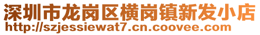 深圳市龍崗區橫崗鎮新發小店