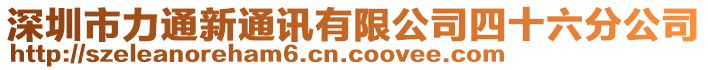 深圳市力通新通訊有限公司四十六分公司