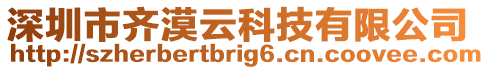 深圳市齊漠云科技有限公司