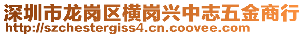 深圳市龍崗區(qū)橫崗興中志五金商行