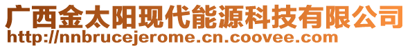廣西金太陽現(xiàn)代能源科技有限公司