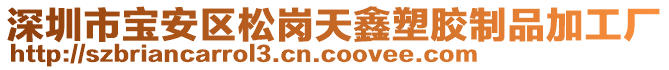 深圳市寶安區(qū)松崗天鑫塑膠制品加工廠