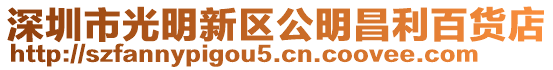 深圳市光明新區公明昌利百貨店