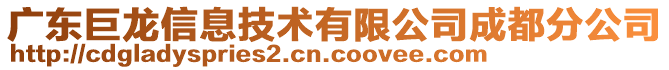 廣東巨龍信息技術(shù)有限公司成都分公司